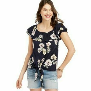 Off the Shoulder Floral Top